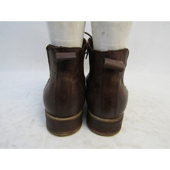 Josef Seibel Womens Size 40 EUR Brown Leather Lace Up Ankle Boots Booties - Picture 7 of 11